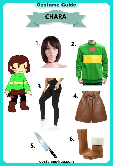 Chara from Undertale Costume, Carbon Costume