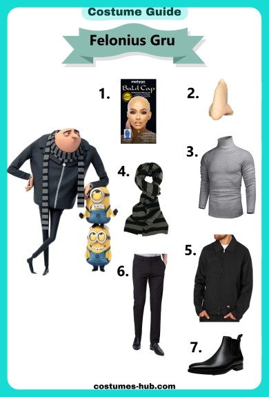 Gru Costume From Despicable Me