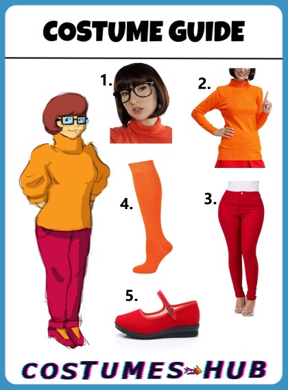 Velma Costume with Pants