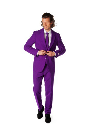 Musician Prince Costume - Purple Men's OppoSuits Suit