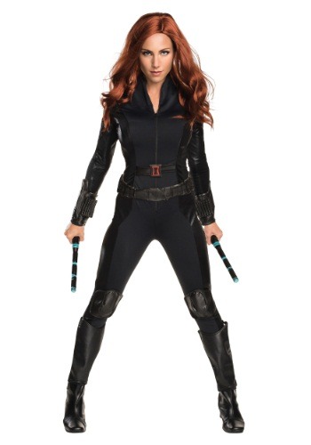 2.) Women's Deluxe Civil War Black Widow Costume