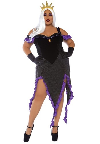 15.) Women's Plus Size Sultry Sea Witch Costume
