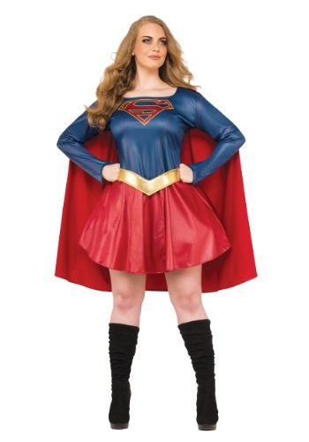 13.) Women's Plus Size Supergirl TV Costume
