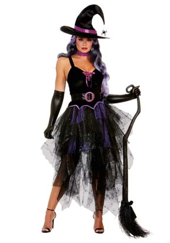 7.) Women's Sexy Purple Witch Costume