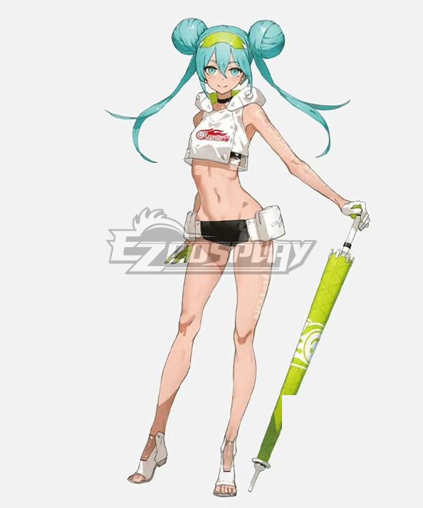 4.) Vocaloid 2022 Racing Miku Hatsune Miku Tropical Ver. Summer Cosplay Costume