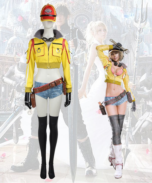 8.) Final Fantasy XV Cindy Aurum Cosplay Costume
