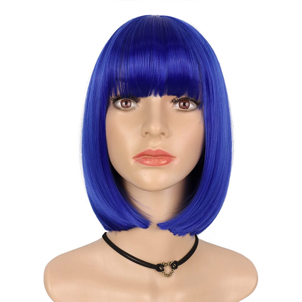 Ankha Blue Bob Wig