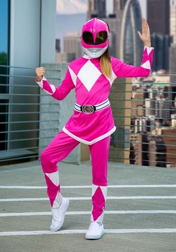 3.) Girls Power Rangers Pink Ranger Costume