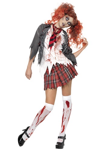 6.) School Girl Zombie Costume