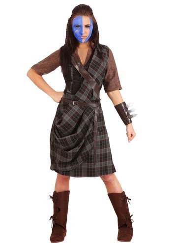 26.) Women's Braveheart Warrior Costume