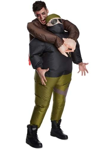 Adult Pick Me Up Zombie Hunter Inflatable Costume