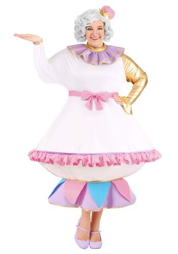 Plus Size Beauty and the Beast Mrs. Potts Costume