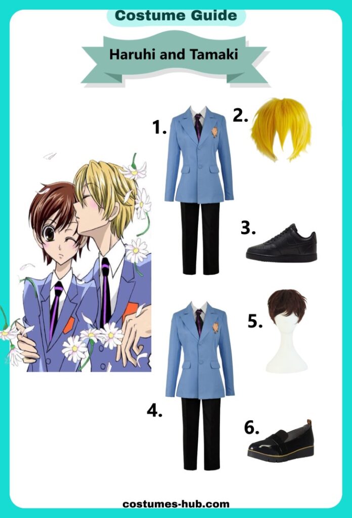 Haruhi and Tamaki Couple Costume Guide