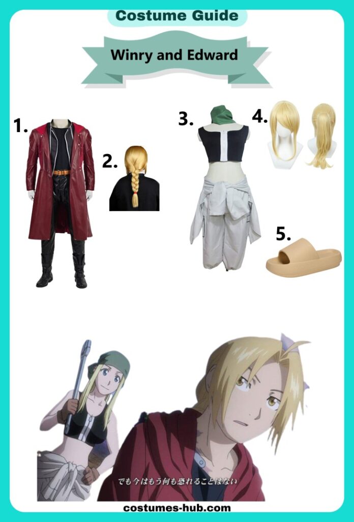 Winry and Edward Couple Costume Guide