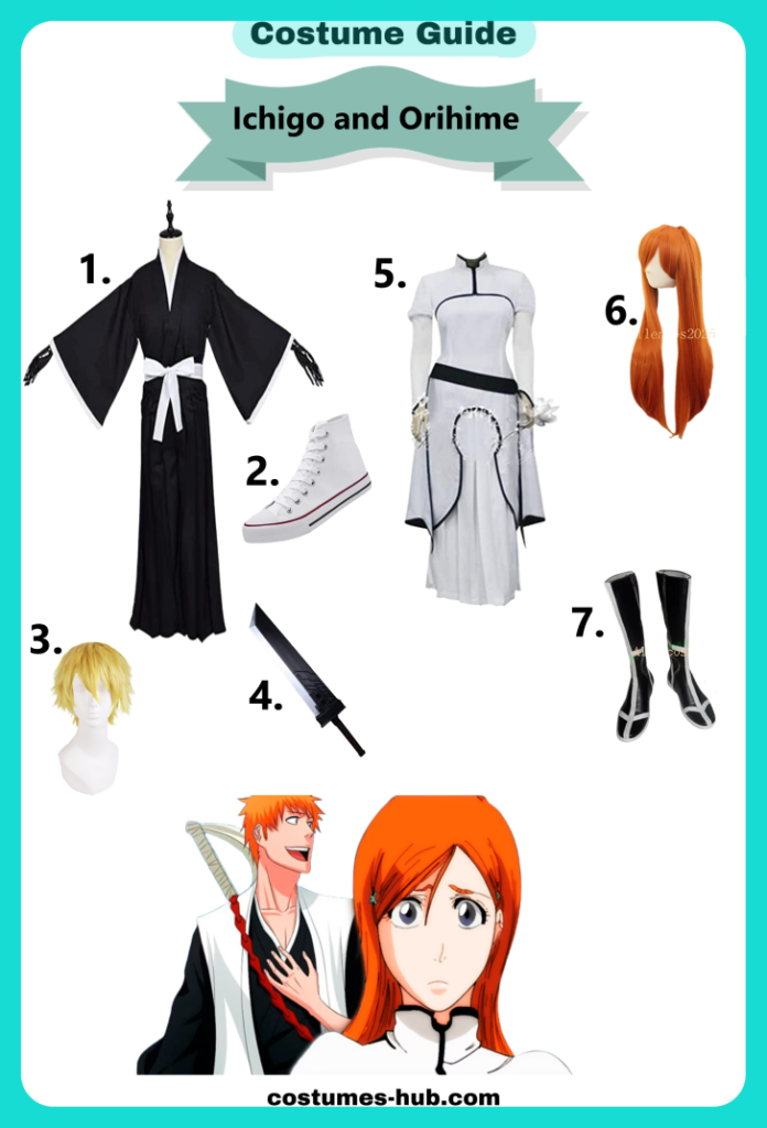 Ichigo and Orihime Couple Costume Guide