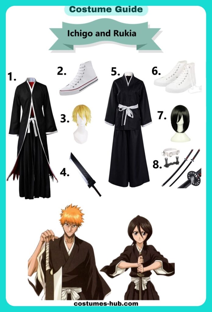 Ichigo and Rukia Couple Costume Guide