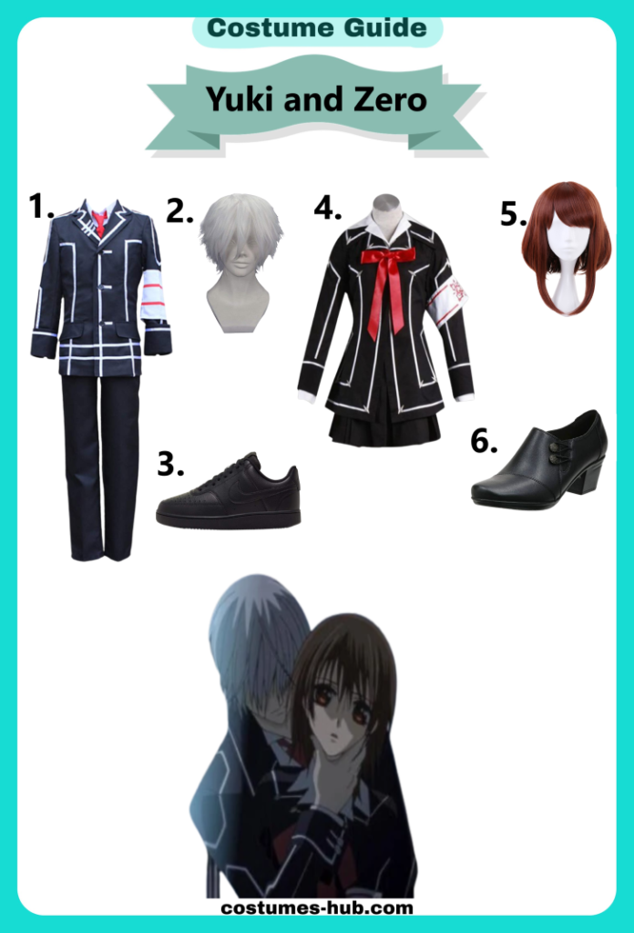 Yuki and Zero Couple Costume Guide