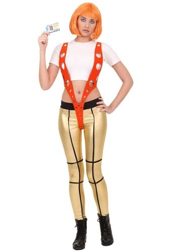 14.) 5th Element Leeloo Orange Harness Costume