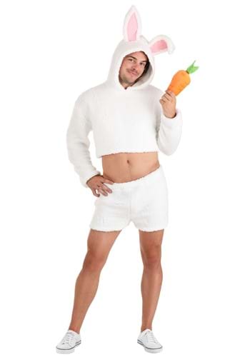 12.) Men's Sexy White Bunny Costume