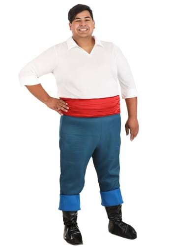 17.) Plus Size Disney Prince Eric Costume for Men