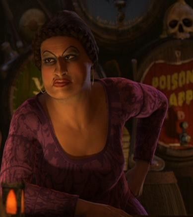 Doris the Ugly Stepsister Costume (from Shrek 2)