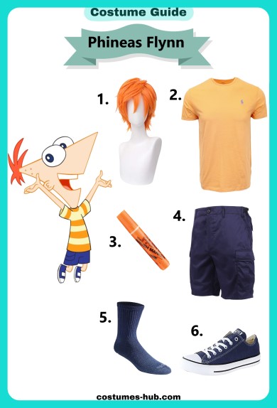 Phineas Flynn Costume
