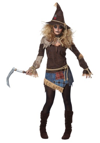 3.) Creepy Scarecrow Womens Costume