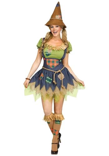 6.) Women's Sweet & Sexy Scarecrow Costume