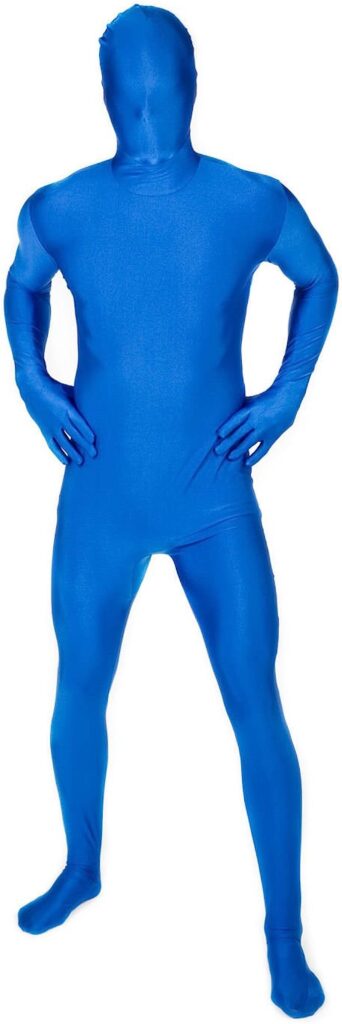 Pepsi Man's blue full-bodysuit