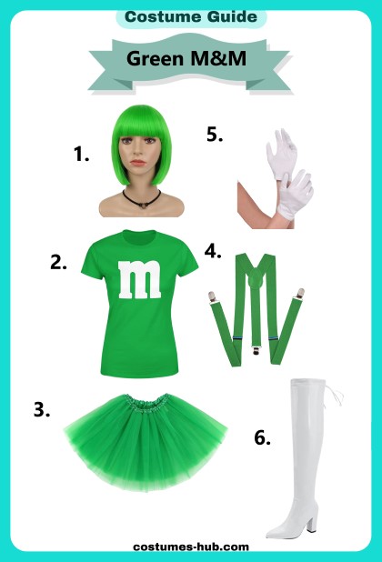 Green M&M Costume