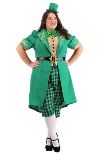 17.) Women's Plus Size Charming Leprechaun Costume