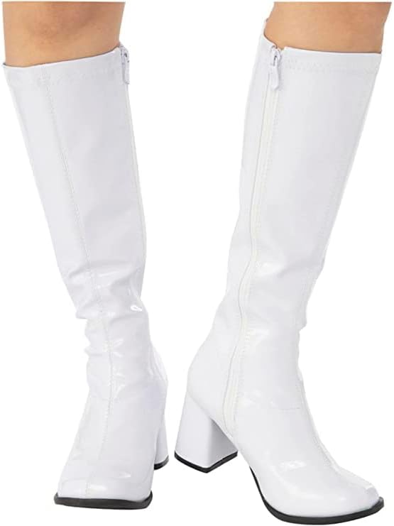 Fanta Girl's White Boots
