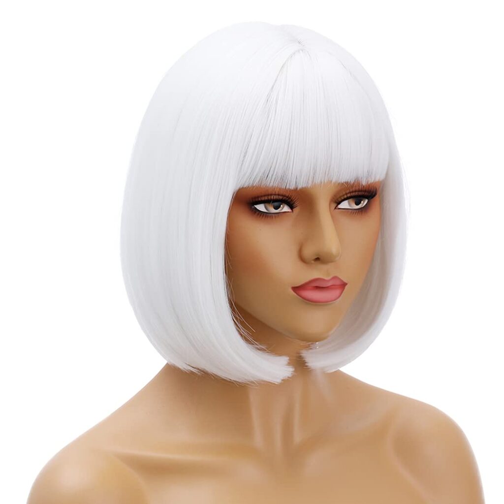 Fanta Girl's White Wig