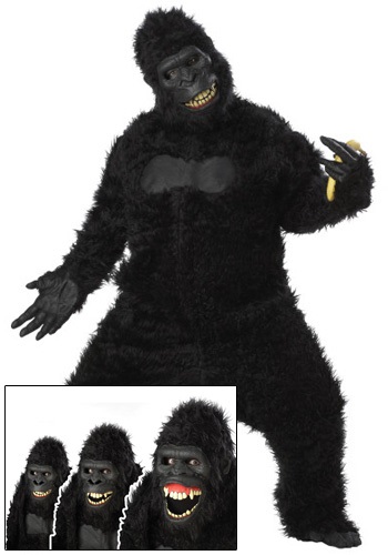 11.) Adult Goin Ape Gorilla Costume