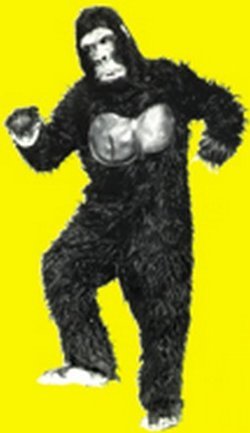 17.) Adult Gorilla Costume Head and Body