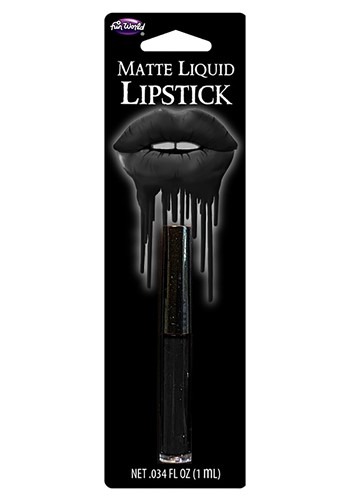 16.) Black Matte Liquid Lipstick