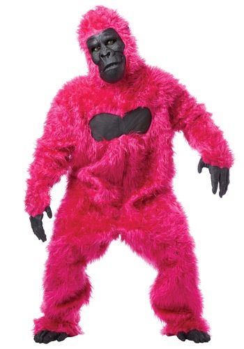 10.) Gorilla Suit Pink Costume
