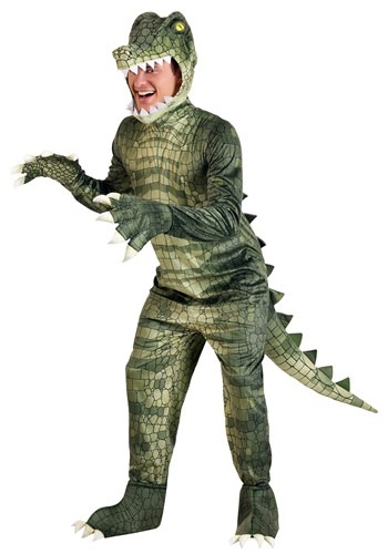 Plus Size Adult Dangerous Alligator Costume
