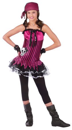 33.) Teen Rockin' Skull Pirate Costume