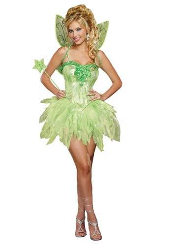 3.) Women's Fairy-Licious Tinker Bell Costume