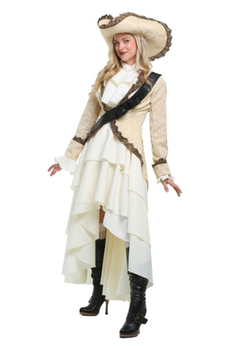 30.) Women's Plus Size Captivating Pirate Costume