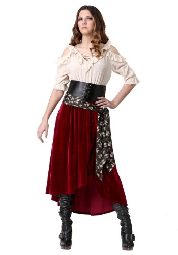 45.) Women's Plus Size Roving Buccaneer Costume