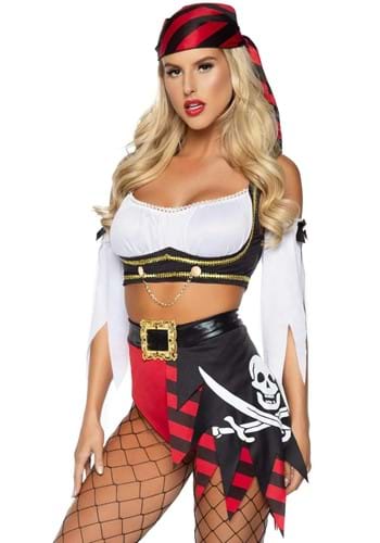 6.) Women's Sexy Wicked Pirate Wench Costume