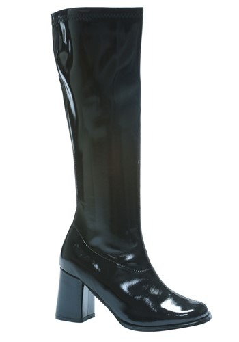 6.) Women's Black Gogo Black Widow Costume Boots