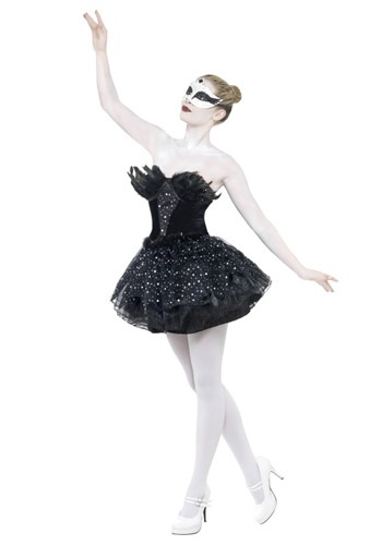 14.) Gothic Swan Masquerade Costume