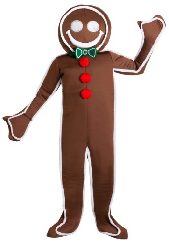 6.) Men's Iced Gingerbread Man Costume