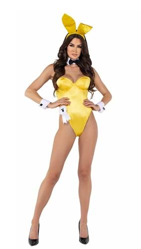 3.) Playboy Women's Yellow Bunny Costume