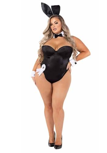 18.) Plus Size Classic Playboy Bunny Adult's Costume