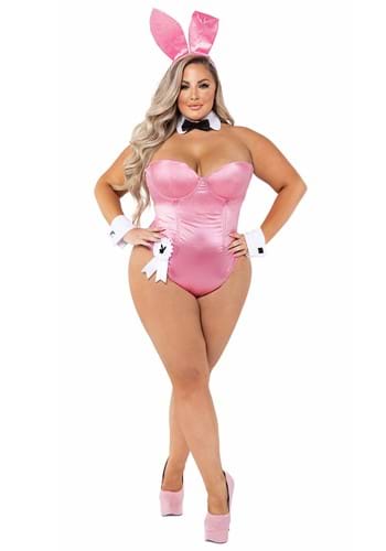 14.) Plus Size Pink Playboy Bunny Costume