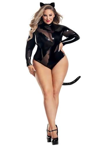19.) Plus Size Sexy Cat Scratch Fever Costume for Women